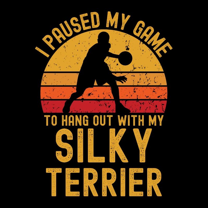 Basketball and Silky Terrier