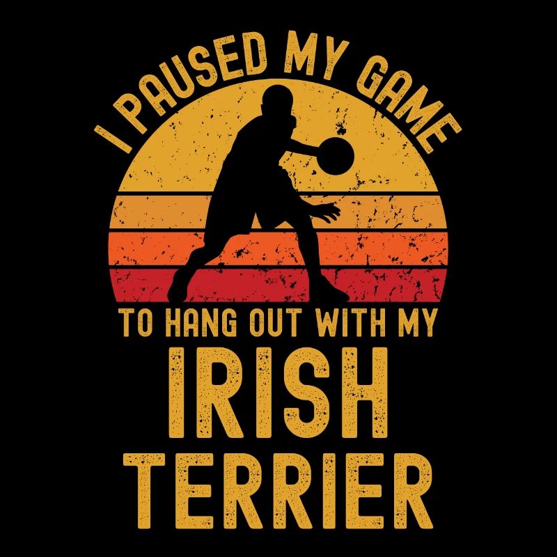 Basketball and Irish Terriers