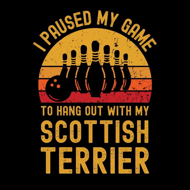 Bowling et Scottish-Terrier