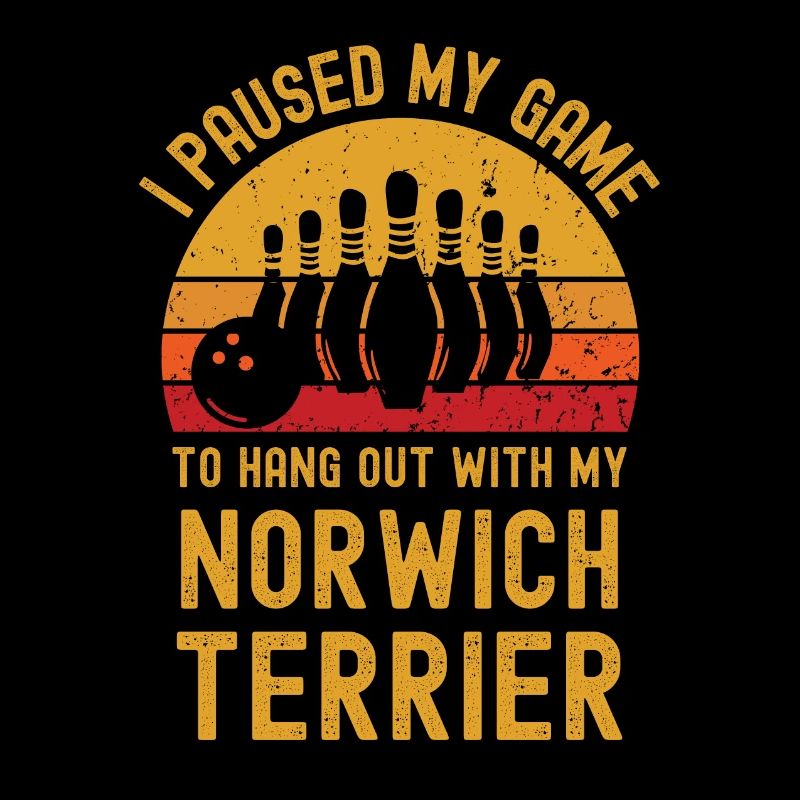 Bowling and Norwich Terriers