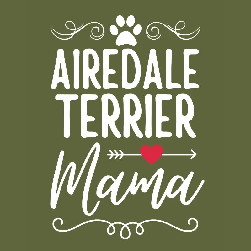 Airedale Terrier Mama