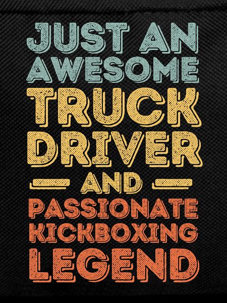Truck driver kickboxing retro