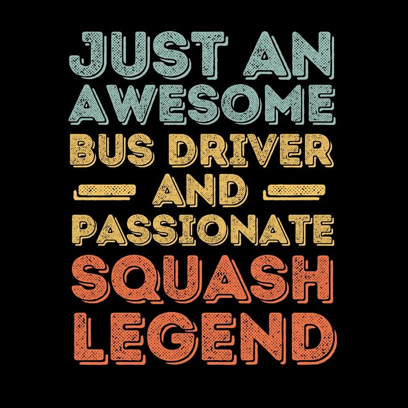 Busfahrer Squash retro