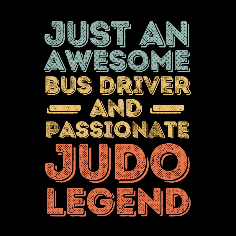 Busfahrer Judo retro