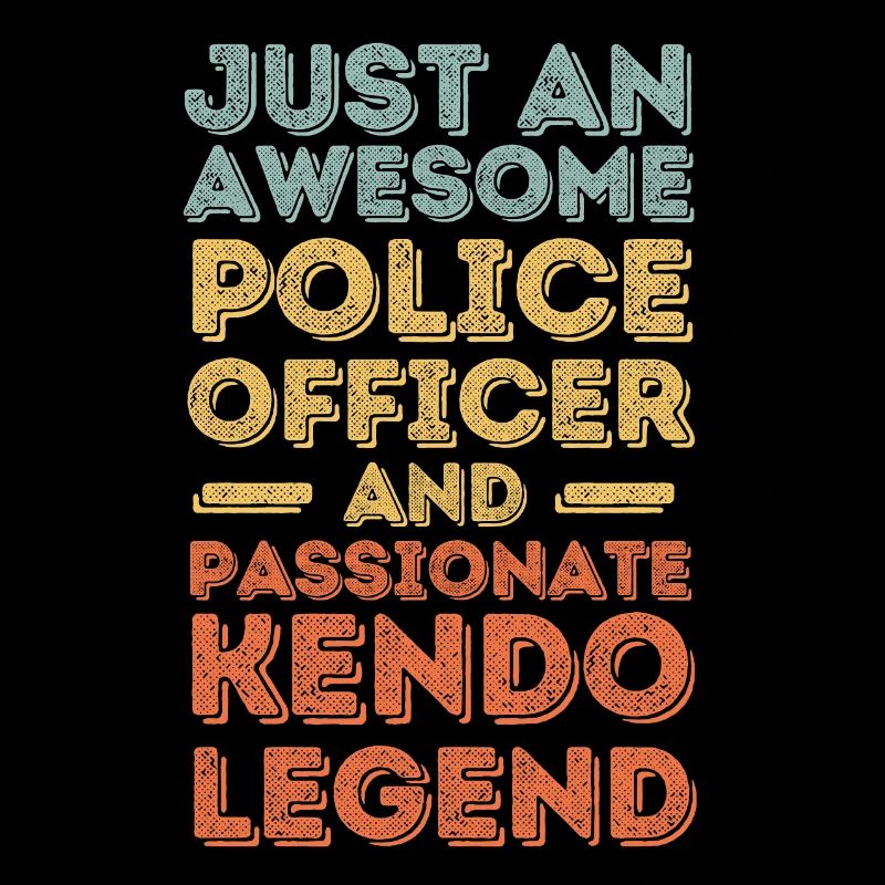 Policeman Kendo retro