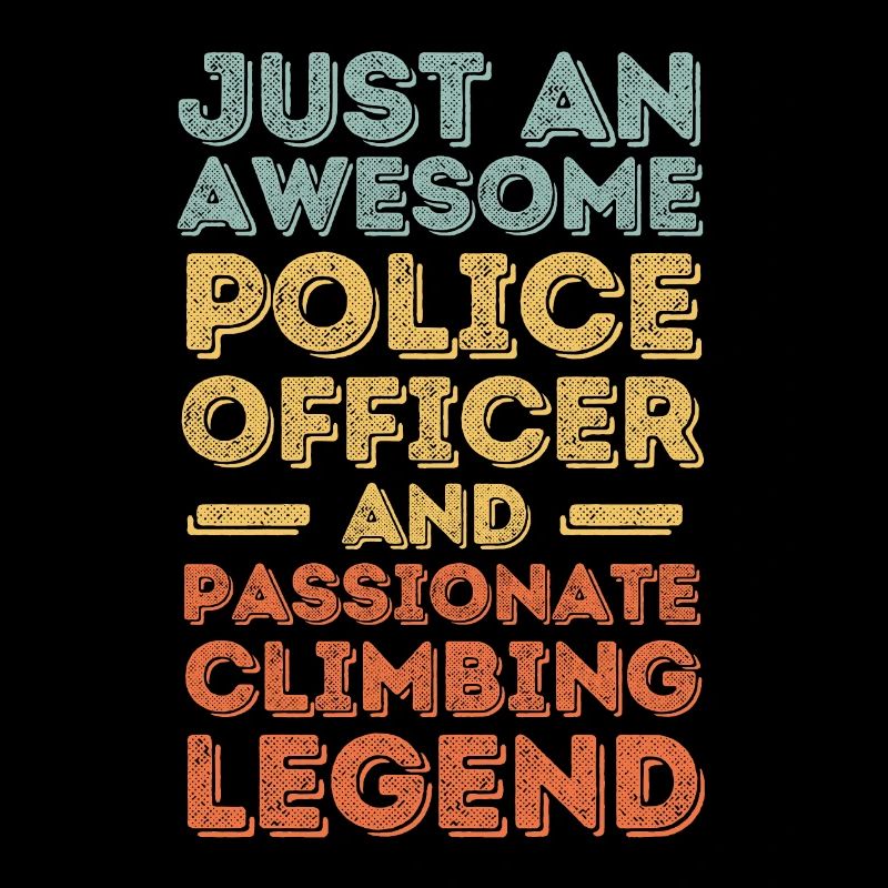 Policeman climbing retro