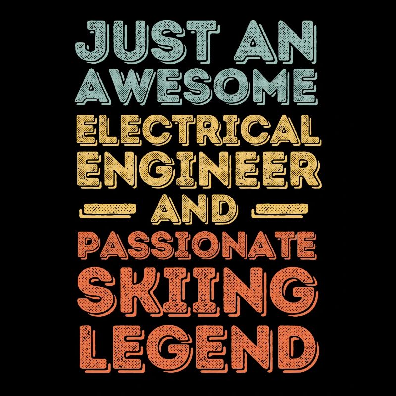 Electrical engineer ski retro
