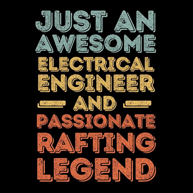 Electrical Engineer Rafting retro