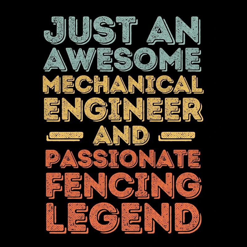Mechanical engineer fencing retro