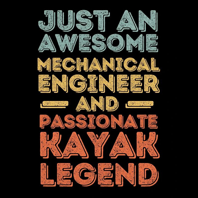 Mechanical Engineer Kayak retro