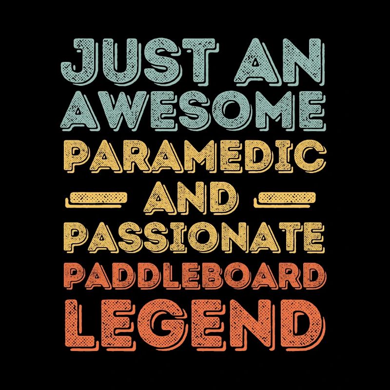 Paramedic Paddleboard retro