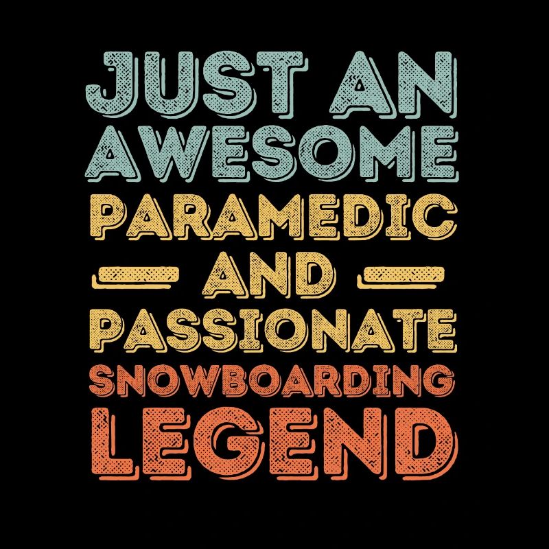 Paramedic Snowboard rétro