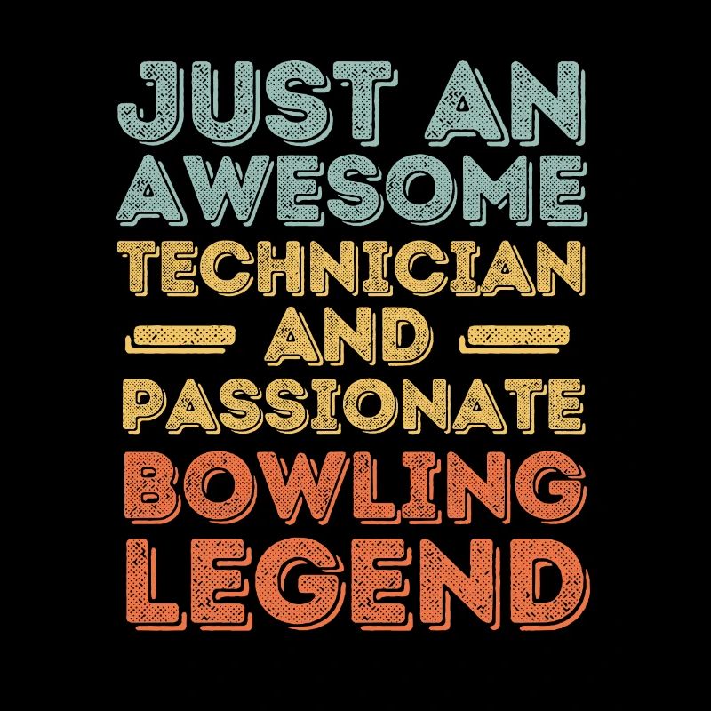 Technicien Bowling rétro