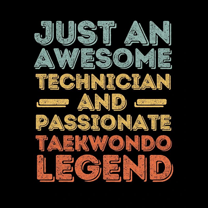 Technician Taekwondo retro