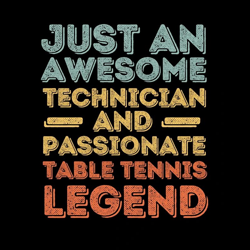 Technician table tennis retro