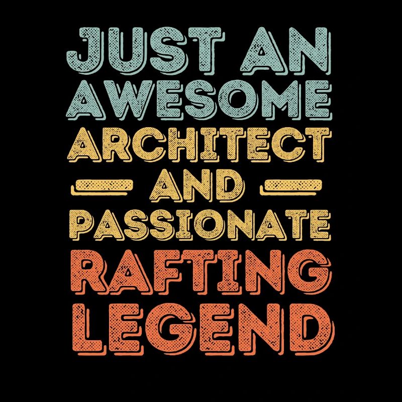 Architecte Rafting rétro