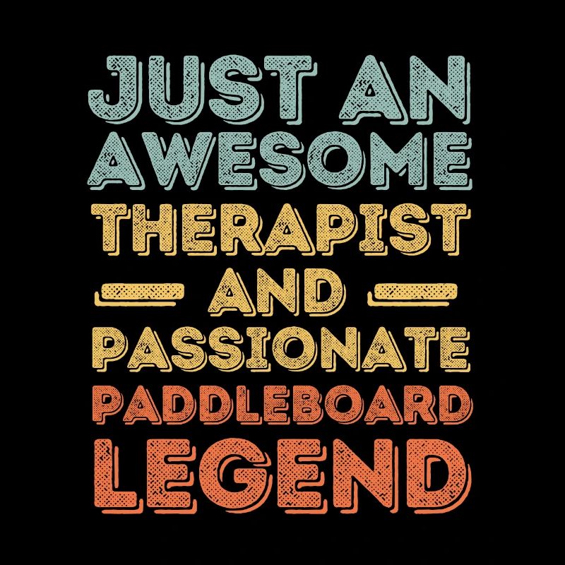 Therapist Paddleboard retro