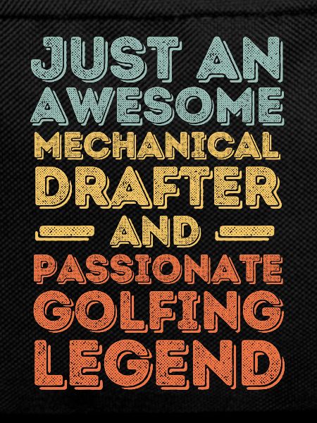 Technischer-Zeichner Golf retro