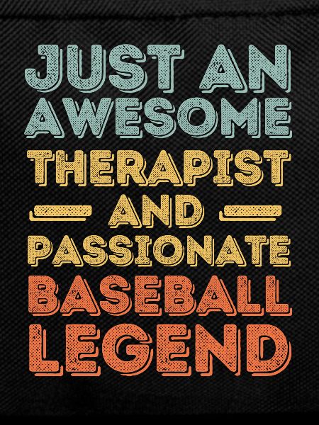 Therapist Baseball retro