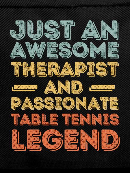 Therapist table tennis retro