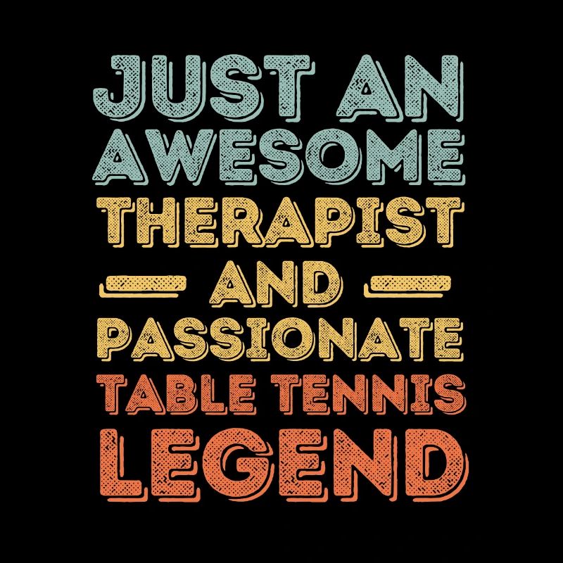 Therapist table tennis retro