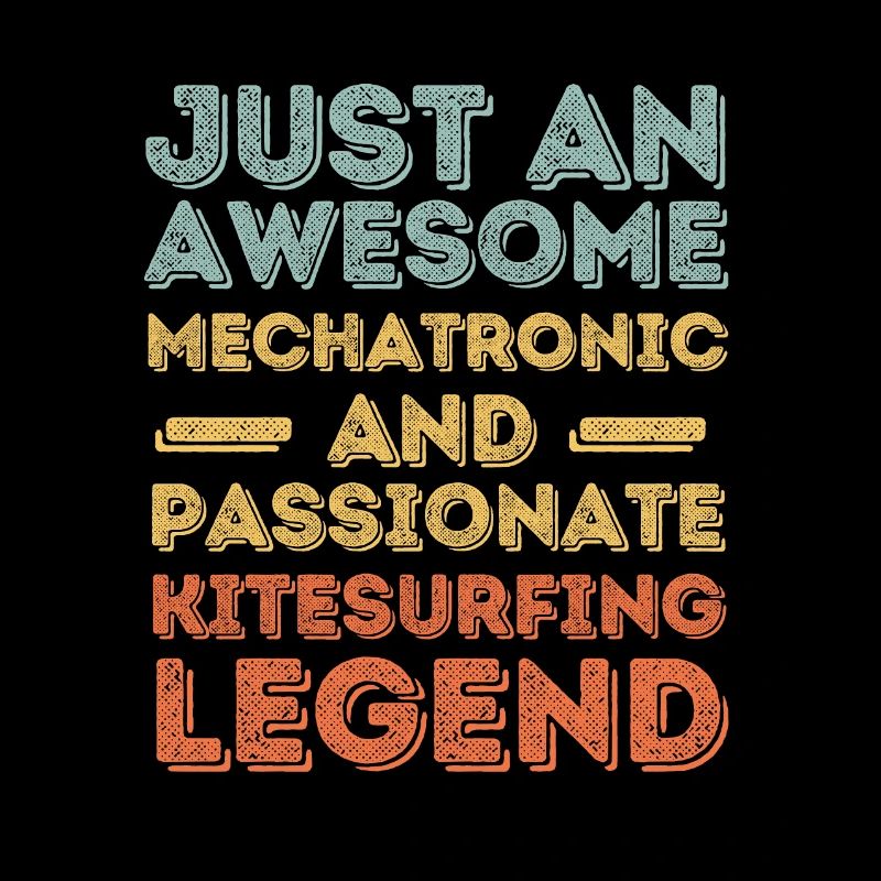 Mechatronics Technician Kitesurfing retro