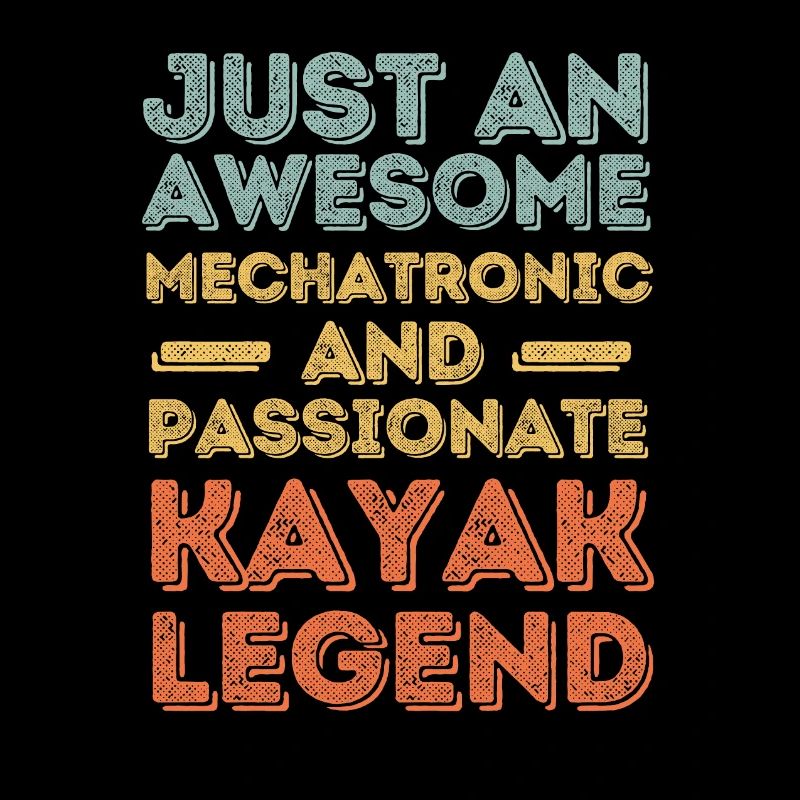 Mechatroniker Kayak retro