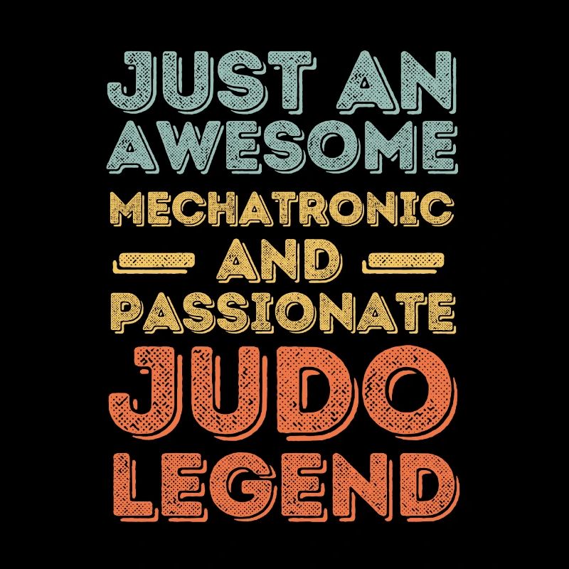Mechatronics Technician Judo retro