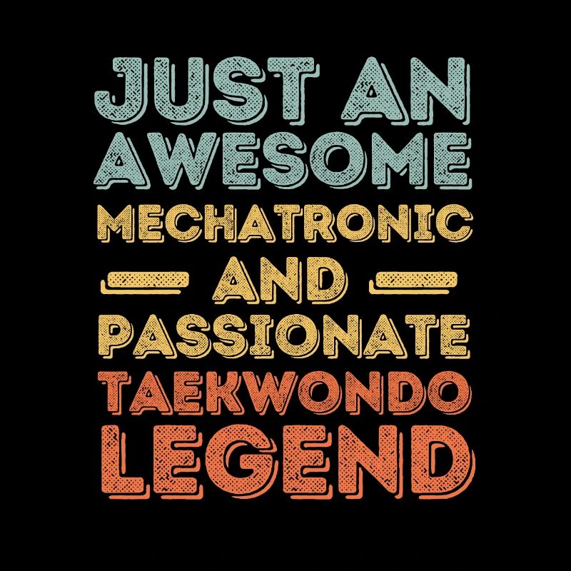 Mechatronics Engineer Taekwondo retro