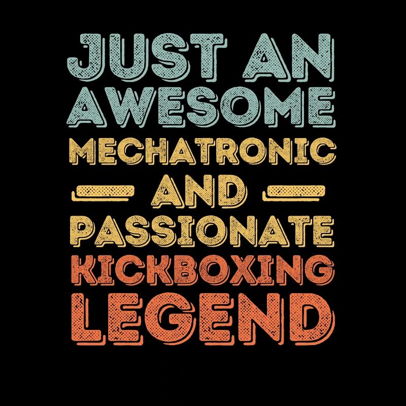 Mechatronics Technician Kickboxing retro
