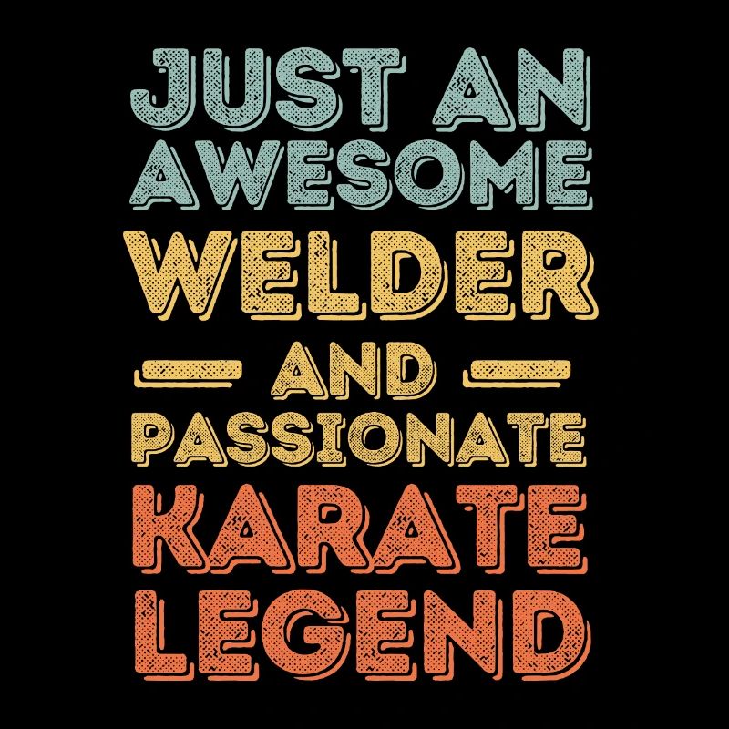 Welder Karate retro