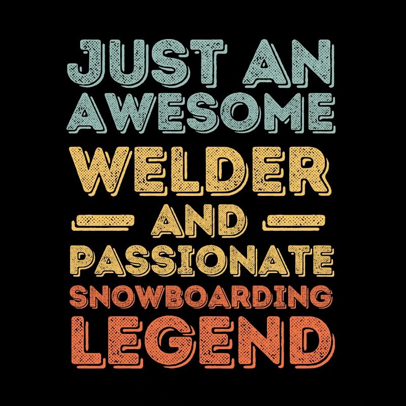 Welder Snowboarding retro