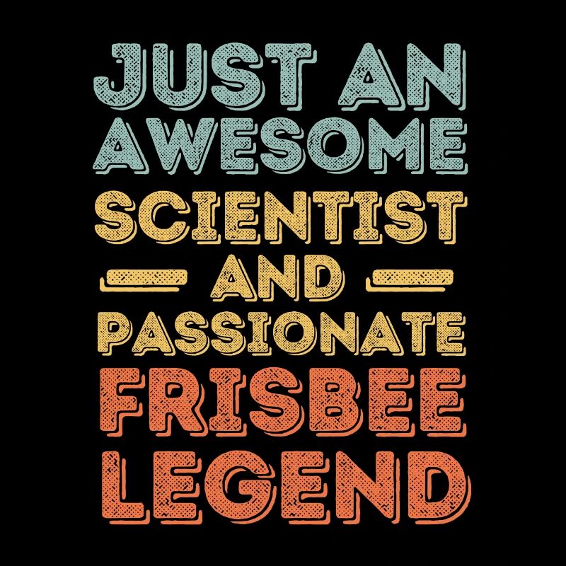 Scientifique Frisbee rétro