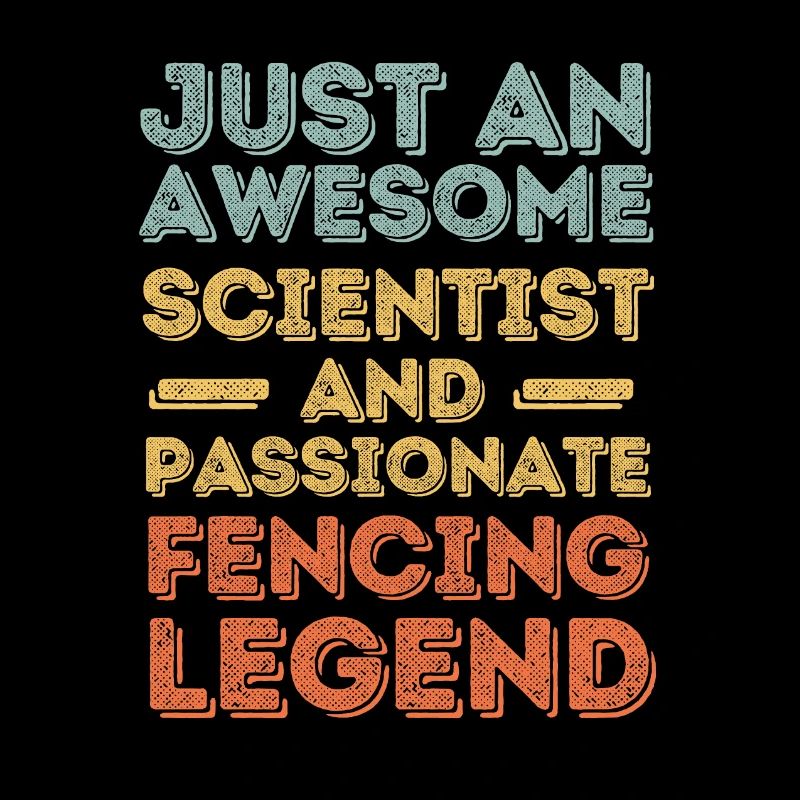 Scientists fencing retro