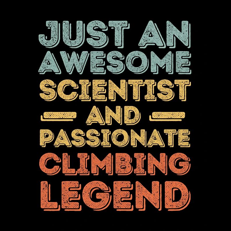 Scientists climbing retro