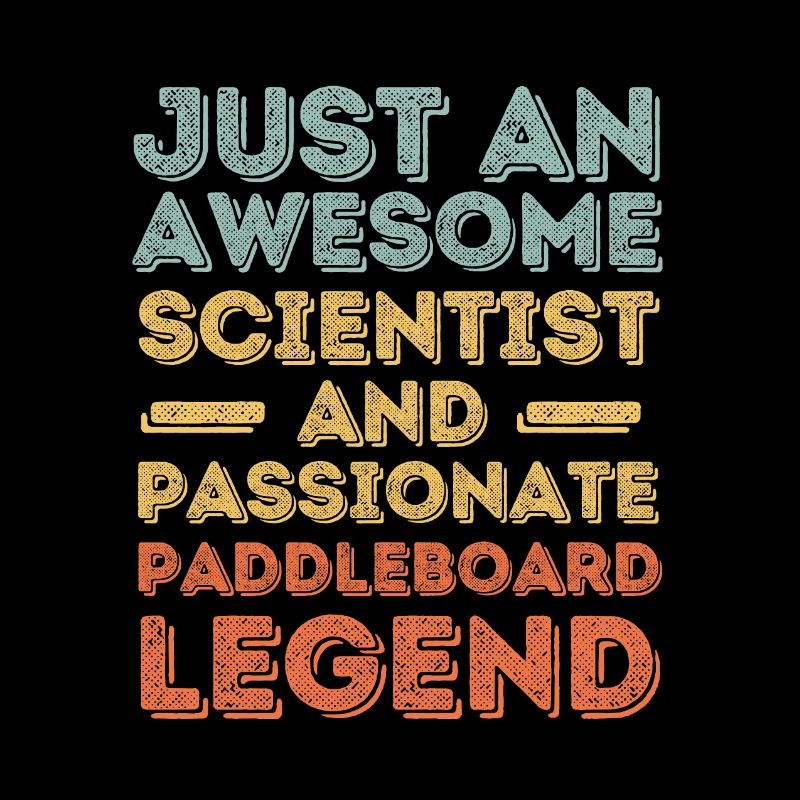 Scientist Paddleboard retro