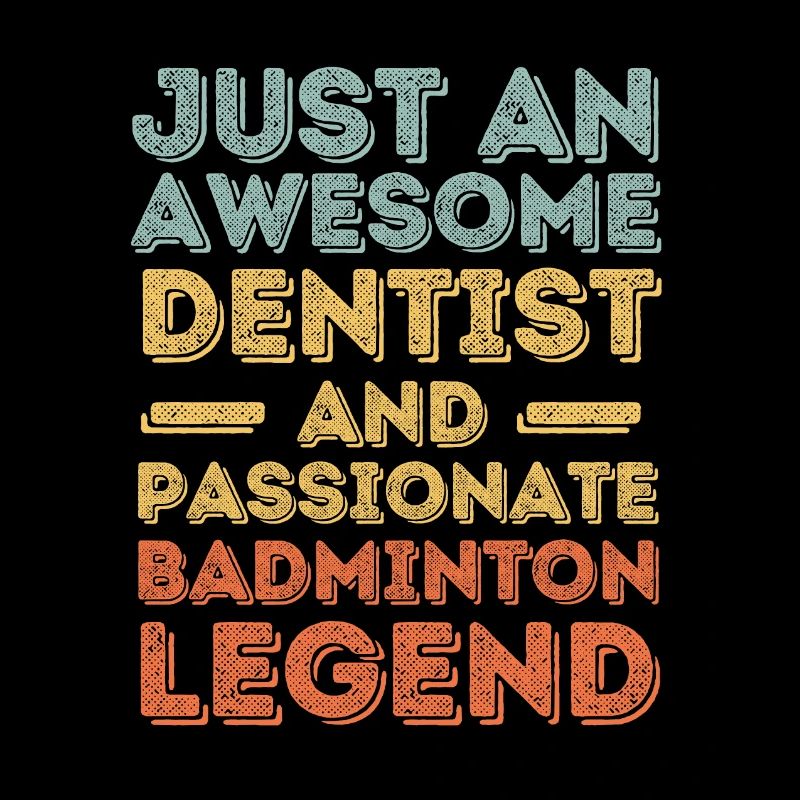 Dentist Badminton retro