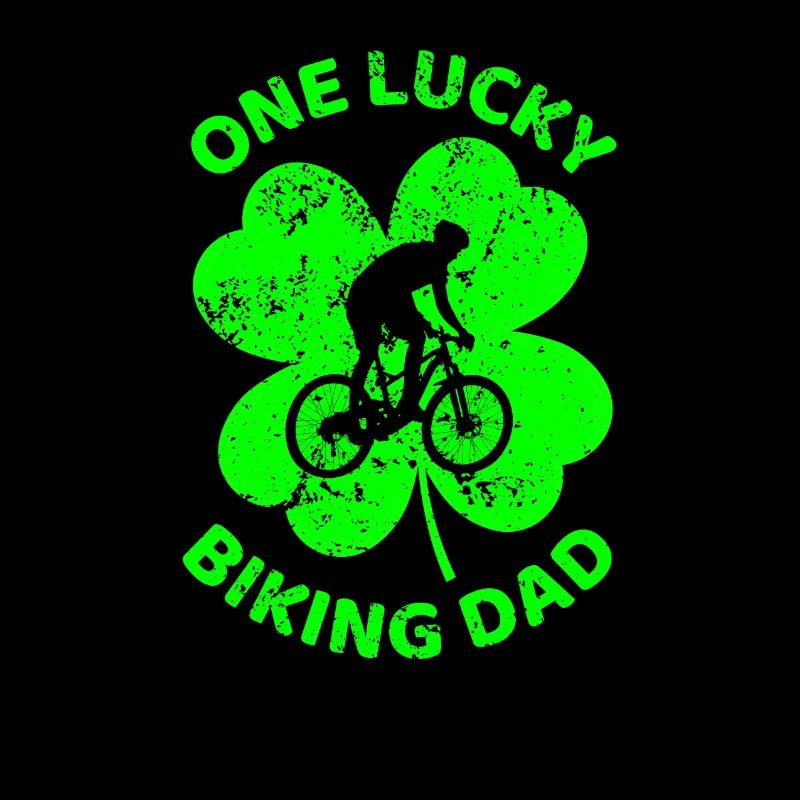 Trèfle de la Saint-Patrick à vélo