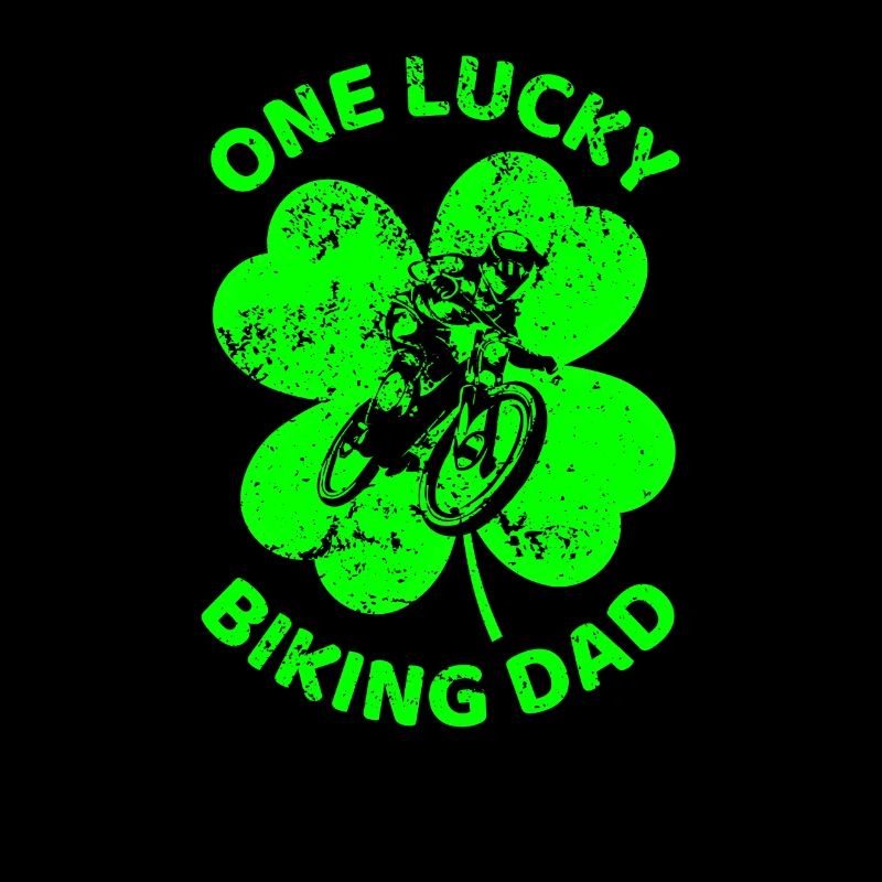 Trèfle de la Saint-Patrick à vélo