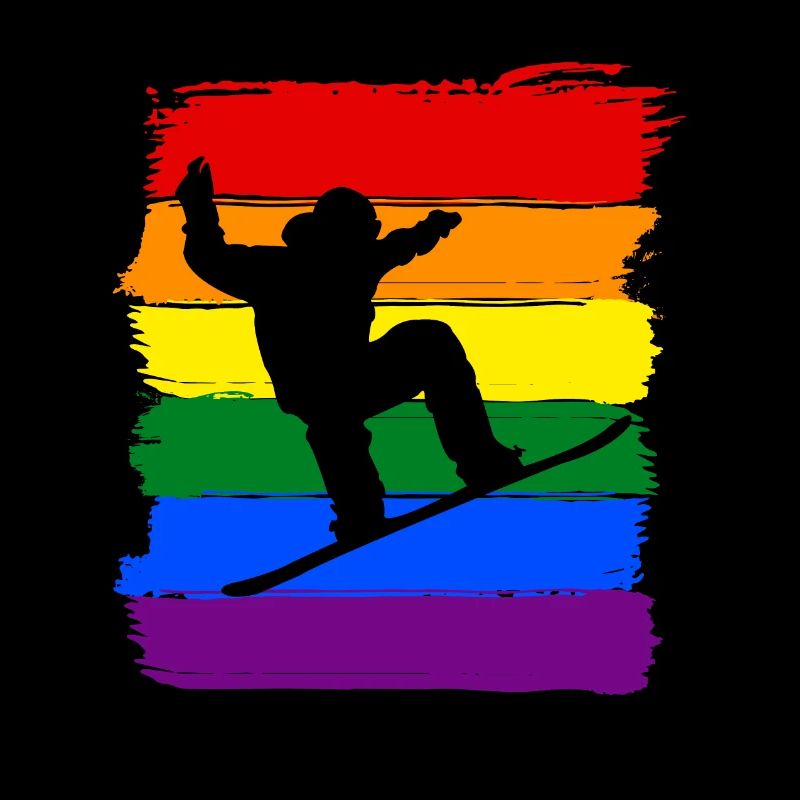 Snowboarden LGBT Pride