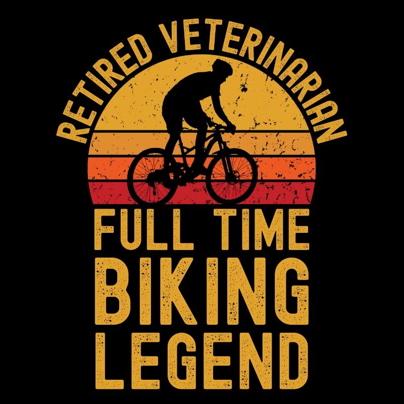 Retired veterinarian biking legend