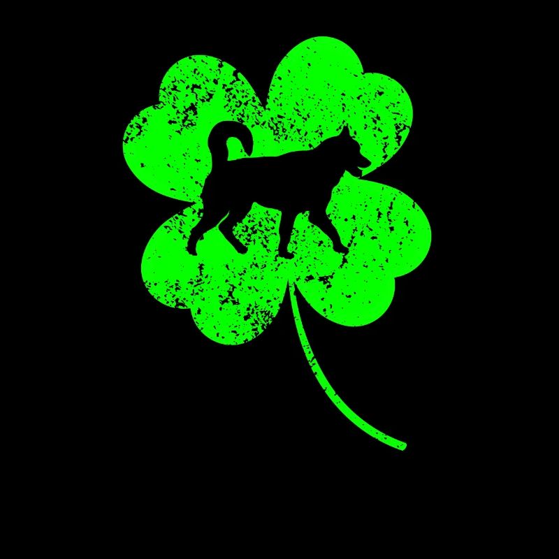 Husky St.Patrick's day Shamrock