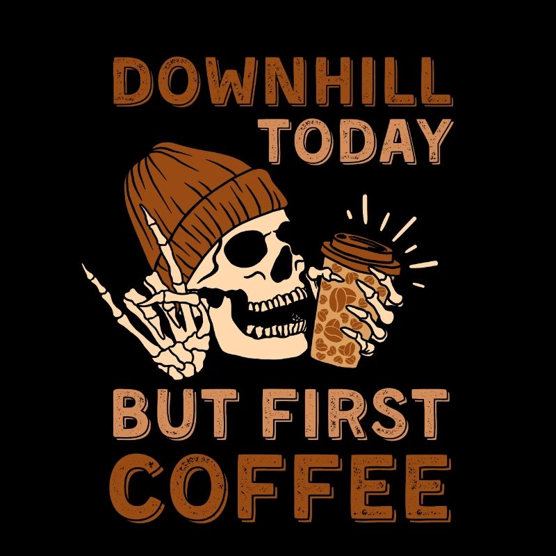 Café Descente squelette