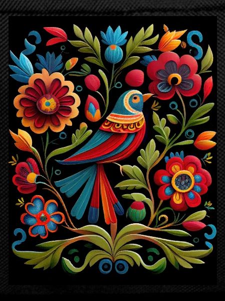 Bird and Flowers