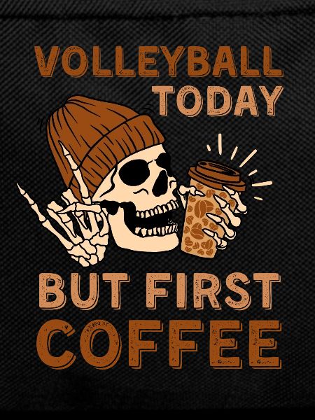 Coffee Volleyball skeleton