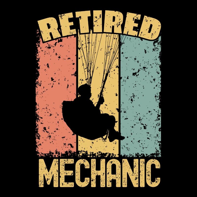 Paragliding retired mechanic