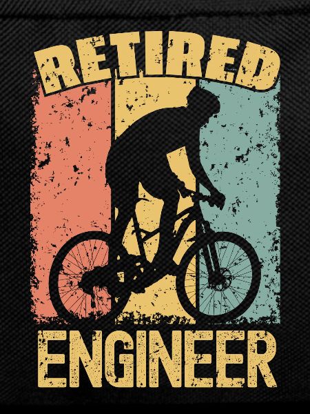 Biking retired engineer