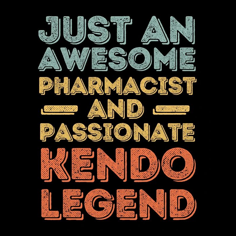 Pharmacist Kendo legend retro