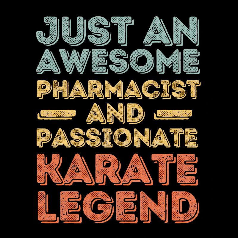 Pharmacist Karate legend retro