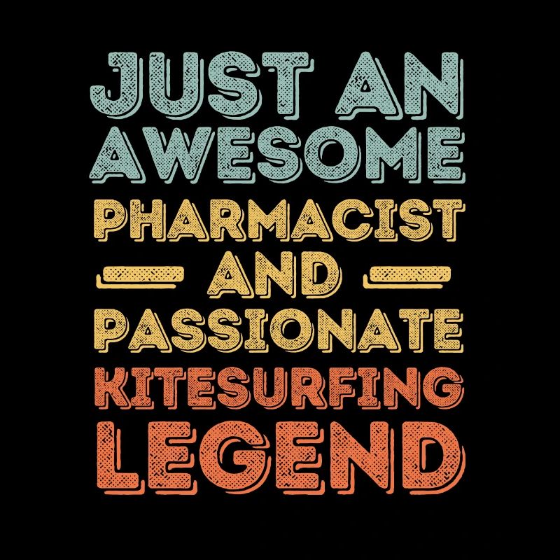Pharmacist Kitesurfing legend retro